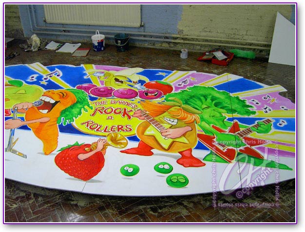 fruit mural